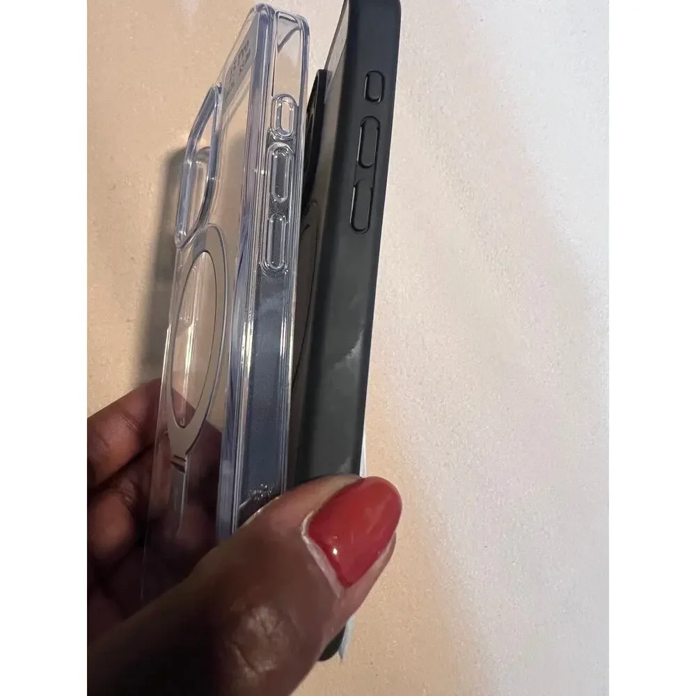 iPhone 15 Pro Phone Cases 2 total ( Black 1, Clear 1)